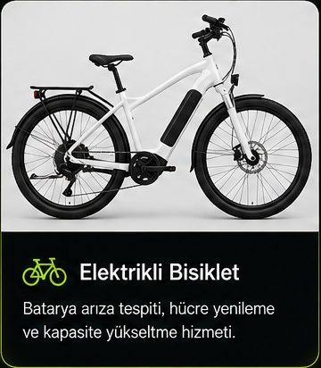 Torbalı elektrikli bisiklet batarya onarımı ve pil değişimi